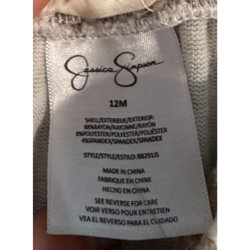 Jessica Simpson Baby Sweatsuit Lightweight Animal Print 12m - Picture 8 of 8